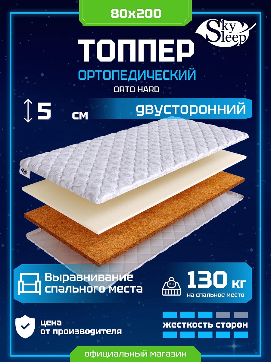 Топпер SkySleep Orto Hard