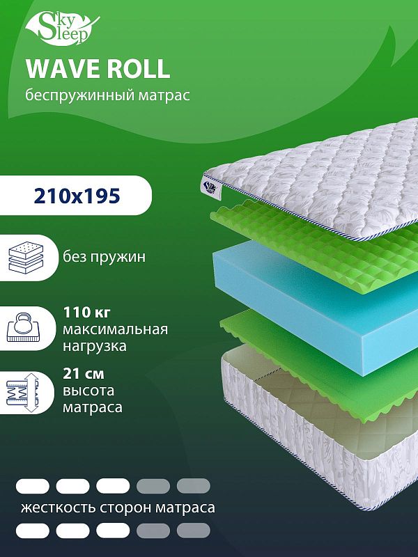 Матрас SkySleep WAVE Roll