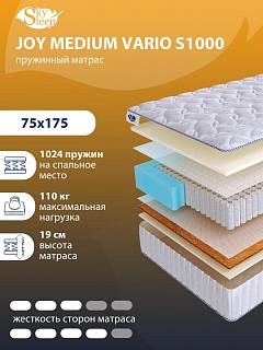 Матрас SkySleep JOY MEDIUM VARIO S1000 фото 1