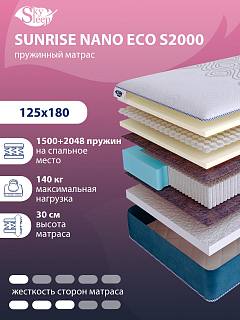 Матрас SkySleep SUNRISE NANO Eco S2000 фото 1