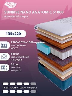 Матрас SkySleep SUNRISE NANO Anatomic S1000 фото 1