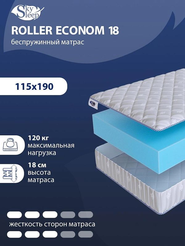 Матрас SkySleep ROLLER Econom 18