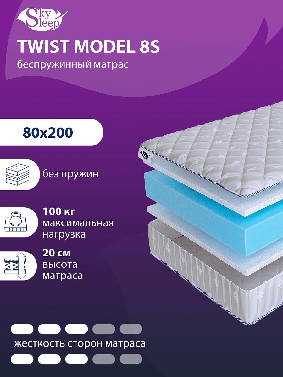 Матрас SkySleep TWIST Model 8S
