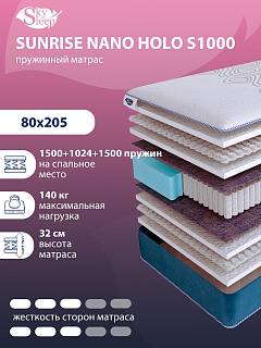 Матрас SkySleep SUNRISE NANO Holo S1000 фото 1