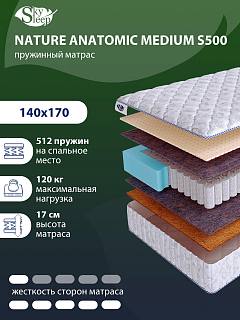 Матрас SkySleep NATURE ANATOMIC MEDIUM S500 фото 1
