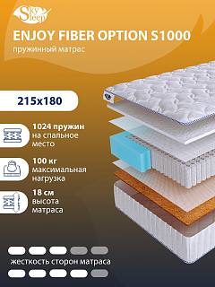 Матрас SkySleep ENJOY FIBER OPTION S1000 фото 1