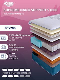 Матрас SkySleep SUPREME NANO SUPPORT S1000 фото 1