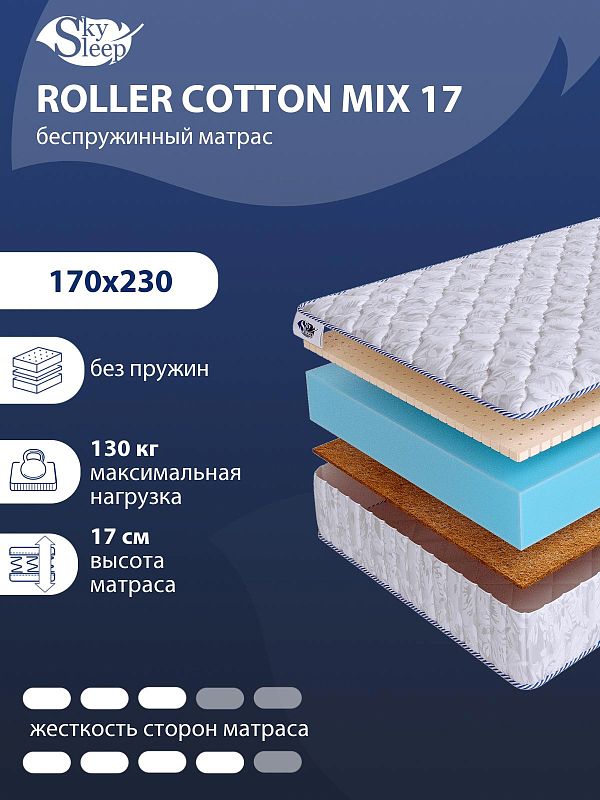 Матрас SkySleep ROLLER Cotton Mix 17
