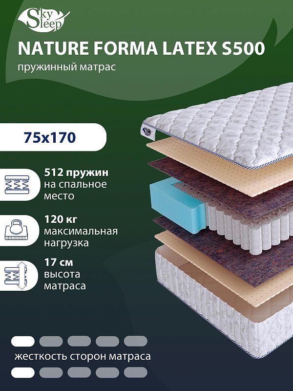 Матрас SkySleep NATURE FORMA LATEX S500
