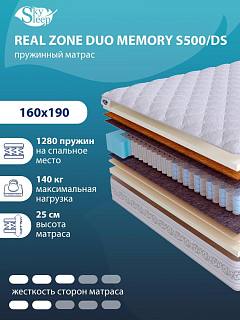 Матрас Real Zone Duo Memory S500/DS фото 1
