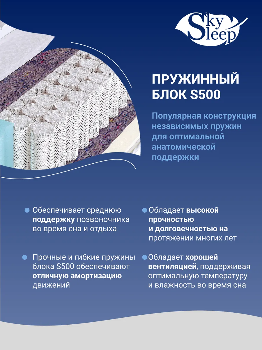 Матрас SkySleep LIKE 3 S500 фото 4